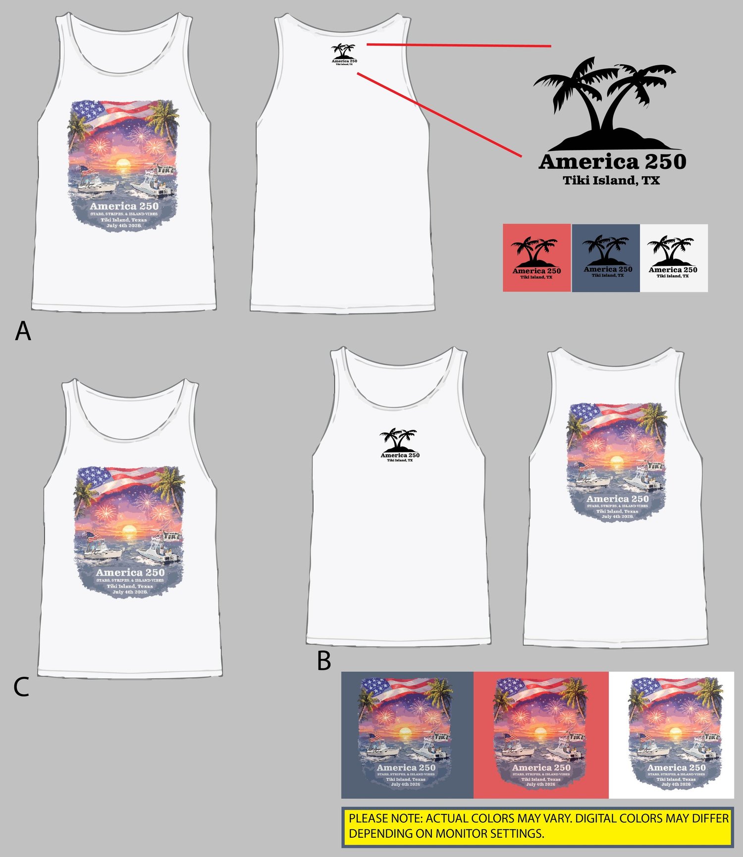 Tank top design