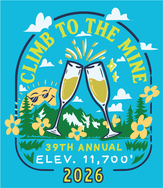 Climb to the Mine tee design